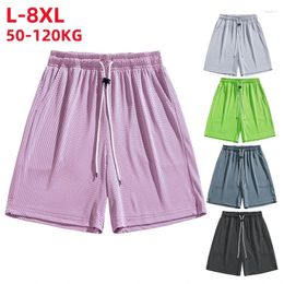Pantalones cortos para hombres 8xl 7xl 6xl verano de pantalones cortos secos de verano