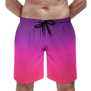 Pantalones cortos de hombres abstractas abstractas y rosas calásticas calásticas pantalones cortos de playa trenky size talla de talla de natación de natación