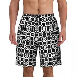 Shorts pour hommes abstrait géométrique fleur K-Kates Board été S-Spades classique pantalon court mâle sport Surf séchage rapide troncs de plage