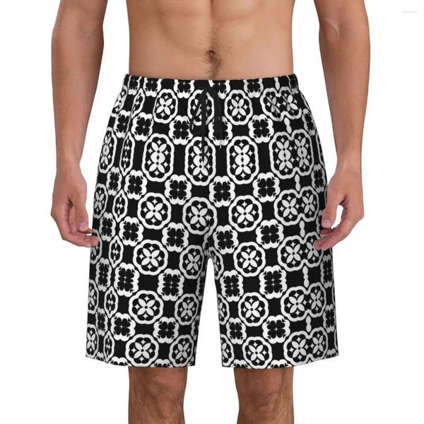 Pantalones cortos para hombre, diseño geométrico abstracto, tabla K-Kates, verano, S-Spades, pantalones cortos clásicos, deportes masculinos, Surf, bañadores de playa de secado rápido