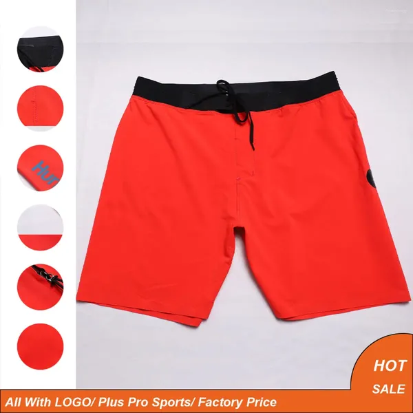 Pantalones cortos para hombres Cintura ajustable Top Tablero láser Homme Bermuda Beach para hombres Deportes Surf Traje de baño L64
