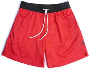 Heren shorts Aimpact Mens Sports shorts met zakken en elastische tailleband 7-inch binnenland Double Mesh Shorts Basketball Gym Training Shorts J240325