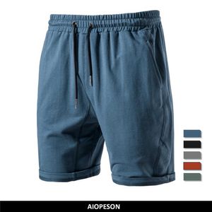 Shorts pour hommes AIOPESON New 100 Cotton Sweatpants Shorts Hommes Qualité Casual Sport Gym Running Short Shorts Summer Fitness Shorts pour hommes Z0216