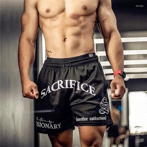 Heren shorts American Style Fashion Trend Clothing Sports Fitness Quick Drying Ademend Mesh Basketball Training