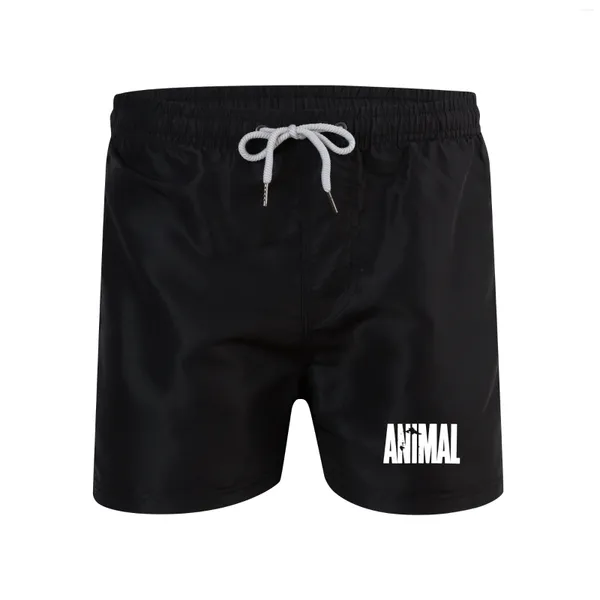 Brand animal pour hommes 2024 Trunks de natation extensible Planches de corde de traction de plage à sec rapide et doublure en maille plus taille 4xl