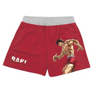 Shorts pour hommes Anime Baki Hanma Gym Shorts Hommes Femmes Imprimé 3D Quick Mesh Dry Casual Shorts Mode Pantalons courts pour Fitness Workout Running 230710