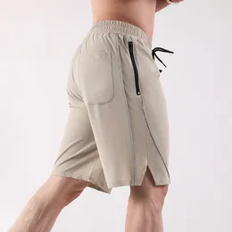 Heren shorts basketbal voor mannen zomer buiten fitness sport vrije tijd vaste kleur casual broek nylon spandex ventilaat gym kort
