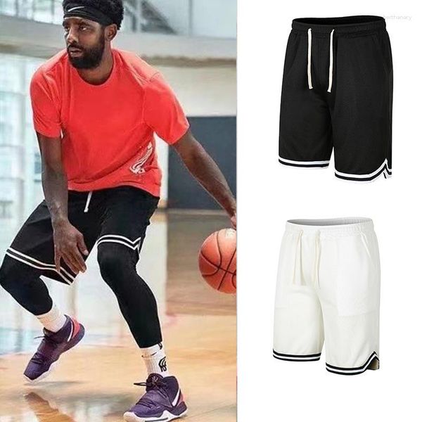 Shorts pour hommes Basketball Hommes Sports de plein air Fitness Pantalon de survêtement avec poche respirante Baggy Beach Gym Entraînement