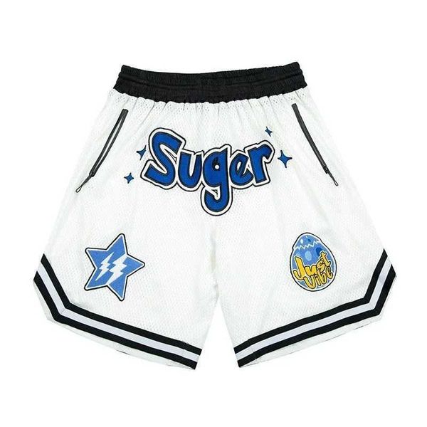 Pantalon de basket-ball des shorts masculins American Hip-Hop Mens and Womens Shorts Y2K Sports Pantal