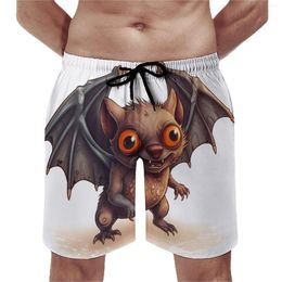 Pantaloncini da uomo Bat Board Disegno Stile Cartoon Pantaloni corti classici Modello da uomo Sport Fitness Costume da bagno ad asciugatura rapida Idea regalo