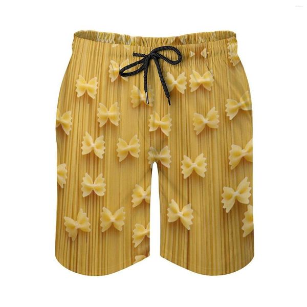 Pantalones cortos para hombres Playa Anime Food Delicacy (0047) Transpirable Secado rápido Novedad Casual Cordón ajustable Suelto Estiramiento Masculino Sh