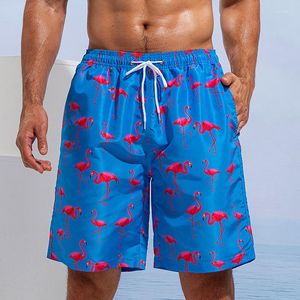 Shorts pour hommes pantalons de plage ample et respirant quart imprimé grande taille sport décontracté maille Double doublure sable Hawaii