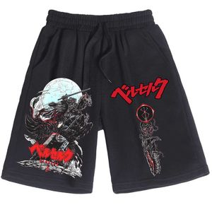Shorts voor heren Berserk Anime Print Shorts Man Vrouw Casual losse strand katoenen korte broek T221129