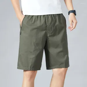 Heren shorts Big Size Sports Casual Zipper Pocket Board Man Fashion Baggy solide comfortabele strand Running Short Pants