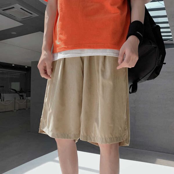 Shorts pour hommes grandes tailles hommes mâle sport décontracté été streetwear cargo mince lâche long travail harajuku roupas vêtements pour hommes G221012