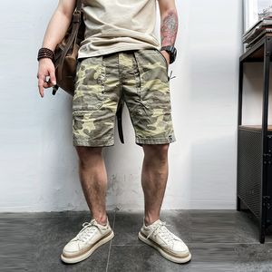 Shorts pour hommes Big Tal Hommes Été Casual Classique Poches Camouflage Cargo Shorts Hommes Outwear Mode Vintage Twill Coton Shorts Hommes 28-40 230531