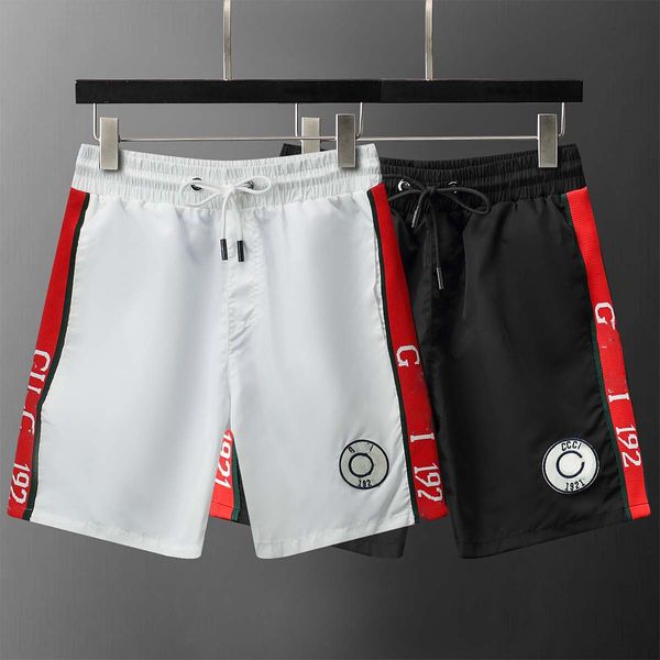 Shorts masculins en noir et blanc de couleur solide concepteur shorts sportifs pantalon de jogging de jogging pur coton de coton shorts masculins et femmes shorts de rue M-3xl