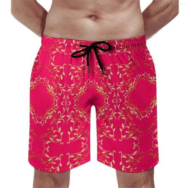 Pase de pantalones cortos para hombres Barroque Barroque Clásico Trunks Floral Impresión Floral Cómoda Surf Surf de alta calidad Pantalones cortos