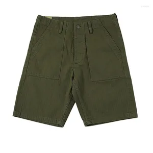Shorts masculins Bob Dong Vietnam Guerre OG-107 Pantalons vintage Herringbone militaire pour hommes