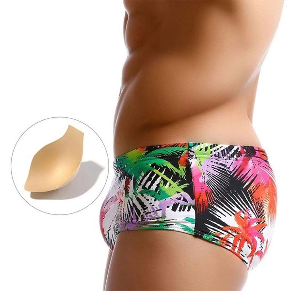 Short masculin Boho Vintage Graffiti Print Swim for Men Low Raist Elastic Swimsuit With Compression Liner Beach Vacation Trunks