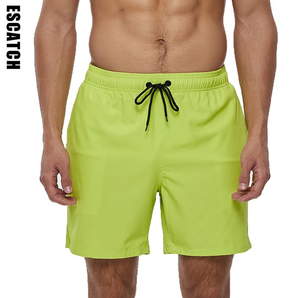 Shorts pour hommes Marque Escatch Summer Men Beach Board Shorts Pantalons de surf Maillots de bain pour hommes Maillots de bain décontractés Maillot de bain à séchage rapide 230607