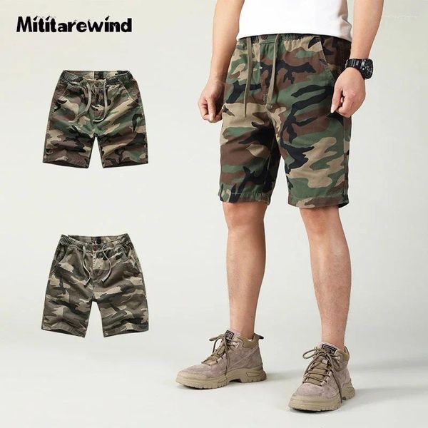 Marque des shorts masculins en cargaison d'été Men de camouflage décontracté extérieur