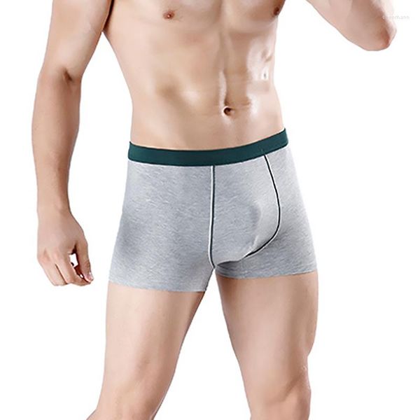 Pantalones cortos para hombre, ropa interior masculina transpirable 3D de talla grande XL-9XL, Boxers para hombre, Boxer de algodón, calzoncillos de colores sólidos para hombre