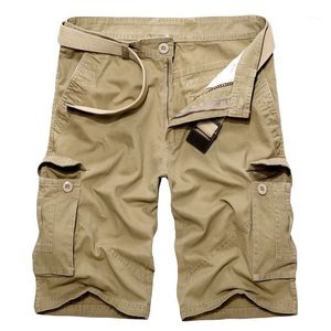 Shorts pour hommes Camouflage Camo Cargo hommes hommes décontracté mâle travail en vrac homme militaire pantalon court grande taille 29-40 W220426