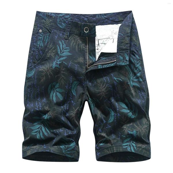 Shorts pour hommes Pantalon cargo camouflage Coton Lavé à l'eau Pantalon cinq parties Décontracté Séchage rapide Course à pied Fitness Plage