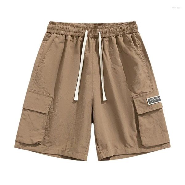 Pantalones cortos para hombres Cargo Secado rápido Casual Ajuste suelto Impermeable Pantalones de senderismo al aire libre Tallas grandes 6XL Homme Rodilla de verano