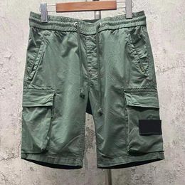 Shorts pour hommes Cargo Hommes Bermudas Para Hombre Piste Lâche Casual Pantalon Oversize Jogger Militaire Coton Boutons Multi-Poche Mâle MA105Men's