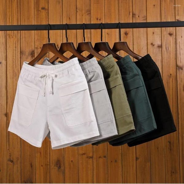 Pantalones cortos para hombres Cargo Hombres Gimnasio Moda coreana Ropa para hombres Pantalones de sudor diario Verano Correr Casual Hombre