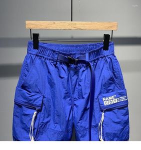 Shorts pour hommes Pantalons cargo Vêtements de travail d'été Tendance ample Polyvalent Séchage rapide Style américain Décontracté