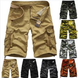 Shorts pour hommes Cargo Shorts Armée Pantalon Combat Camo Pantalon Militaire Casual Travail Hommes G230315