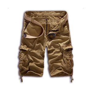 Shorts pour hommes Cargo Shorts Hommes Cool Camouflage D'été Pantalon Décontracté Marque Genou Longueur Confortable Camo Hommes Solide Shorts Plus La Taille G230316