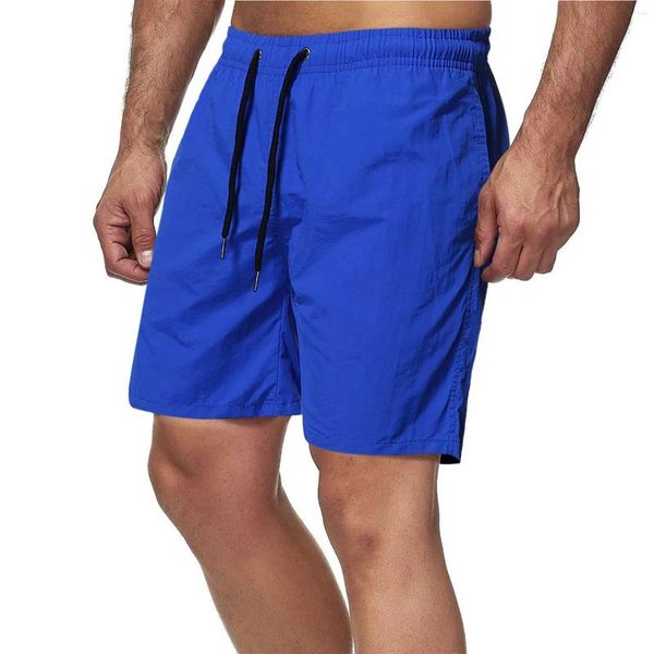 Shorts para hombres Casco Classic Drawstring Summer Beach Short con cintura elástica 2024 Trunk Trunk Solid Surf