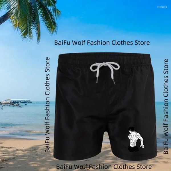 Short masculin Mode décontracté hommes Summer Sweetable Swimsuit Volleyball Volleyball Boxers Sexy Swim Trunks Bow-Rise Board