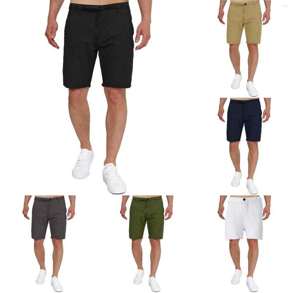 Shorts pour hommes, jogging décontracté, été, sport rétro, tenue de tennis rayée