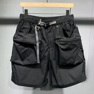 Heren shorts Casual Pants 2024 Summer Street Fashion Simple Workwear Harem Mid Hoge Kwaliteit losse dunne uniek voor mannen