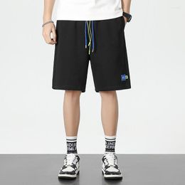 Heren shorts Casual Summer Oversize Mens Sports korte broek met zak mode mode streetwear man knie lengte panty's Drawing