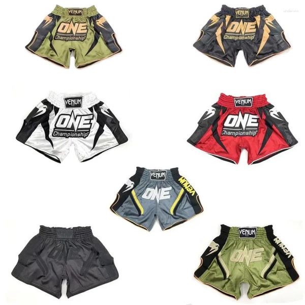 Pantalones cortos para hombres Champ Boxing Alta calidad MMA Entrenamiento Combate Lucha Competición Muay Thai Deportes Sanda Pantalones cortos