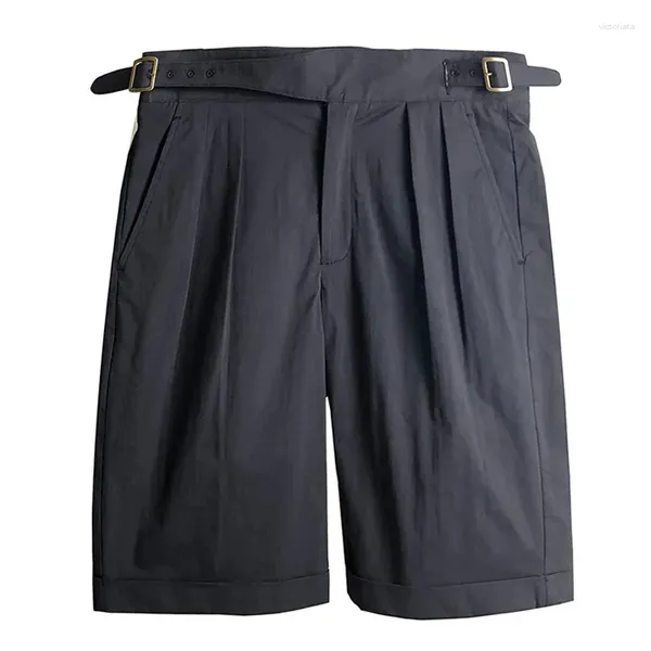 Shorts pour hommes Classique Armée britannique Gurkha Vintage Chino Militaire Pantalon court Été Plissé Lâche Casual Mâle