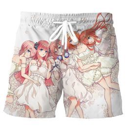 Shorts masculins Cloocl Mens Shorts Anime 1/5 3d Shorts sportifs imprimés mode décontracté unisexe Summer Shorts S2452922