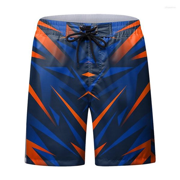 Pantalones cortos para hombres Cody Lundin 2023 Tablero Traje de baño masculino Troncos de natación de secado rápido para hombres 3D Playa Surfing Suelto Transpirable Azul