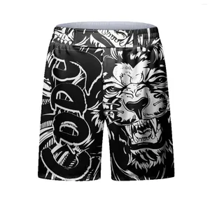 Pantalones cortos para hombres Cody Lundin para MMA Hombres Fight Wear Diseño personalizado BJJ Sublimación Patrón animal