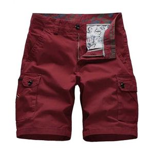 Shorts masculins Shorts commerciaux pour hommes Summer Military Multi Pocket Shorts Combat Combat Solid Set Tactical Mens Shorts 28-38 J240409
