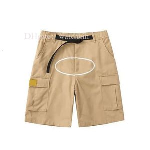 Heren shorts Cortieze Mens Cargo Shorts zomer bijgesneden broek Straatkleding Kleding Snel drogen Multi Pocket Skateboarding Demon Gedrukte trainingsbroek H9SM