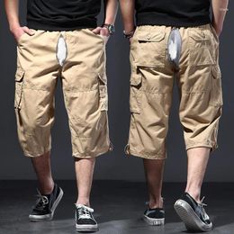 Shorts pour hommes coton invisible pantalon à siège ouvert conducteur de sexe en plein air rapide été décontracté sport ample cargo hommes