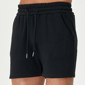 Shorts pour hommes coton sport course noir musculation pantalons de survêtement Fitness pantalons courts coréen survêtement gymnastique entraînement