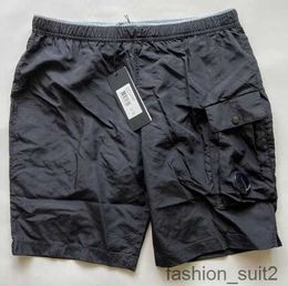 Shorts voor heren Cp Companies Compagnie Europa Designer Broek met één lenszak Casual geverfd strand Korte broek Sweatshorts Zwemmen Buiten Joggen Track 1 ESZH